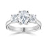 18CT WHITE GOLD THREE STONE RING - Robert Anthony Jewellers, Edinburgh
