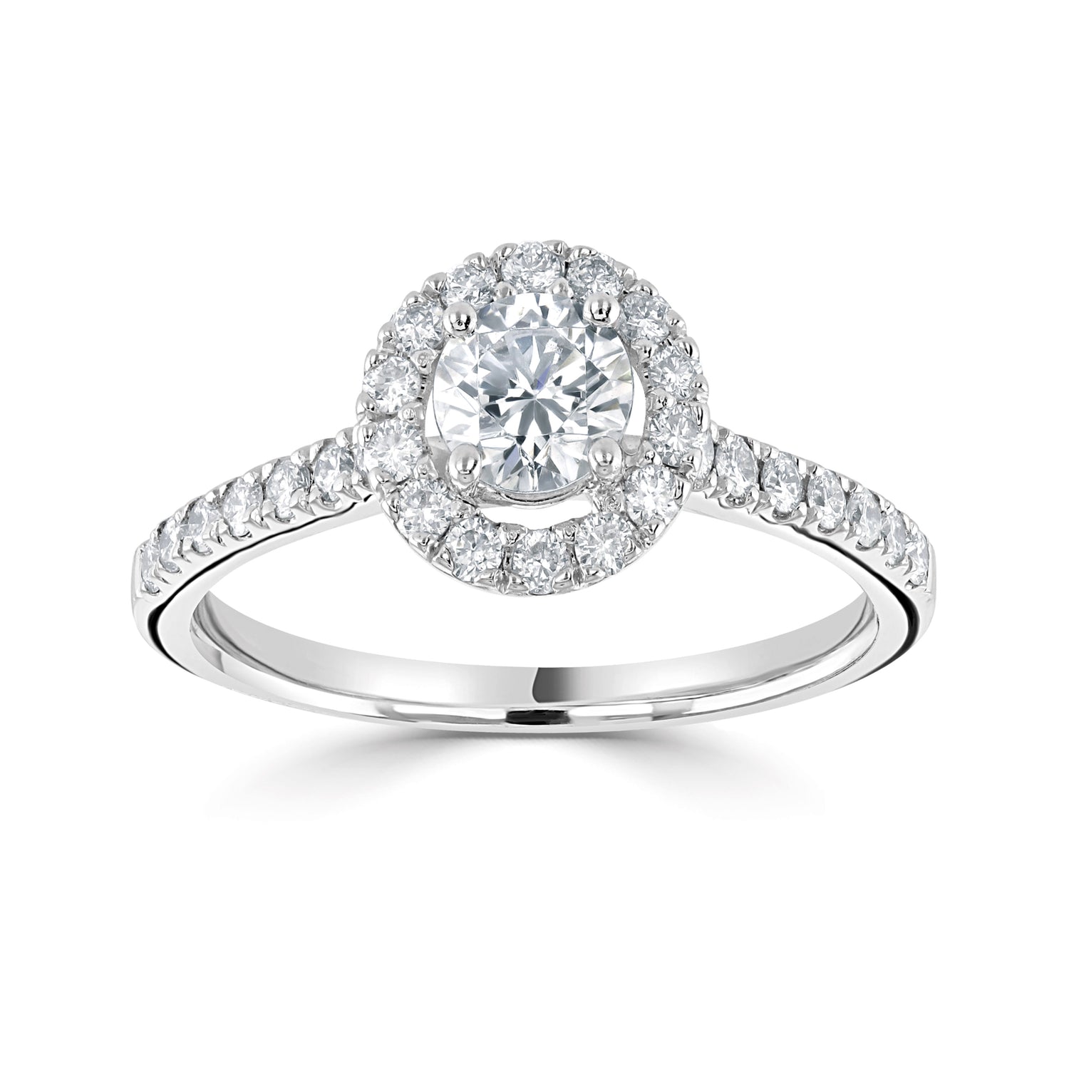 DIAMOND HALO - Robert Anthony Jewellers, Edinburgh