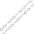 Silver Handmade 14.5mm Linked Circles Chain - Robert Anthony Jewellers, Edinburgh