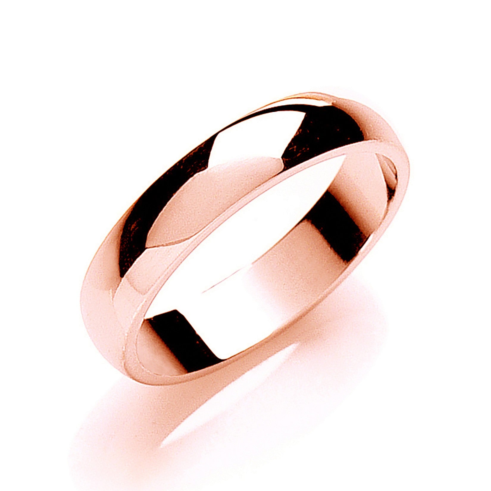 4mm Classic 9ct D-Shaped Wedding Band - Robert Anthony Jewellers, Edinburgh