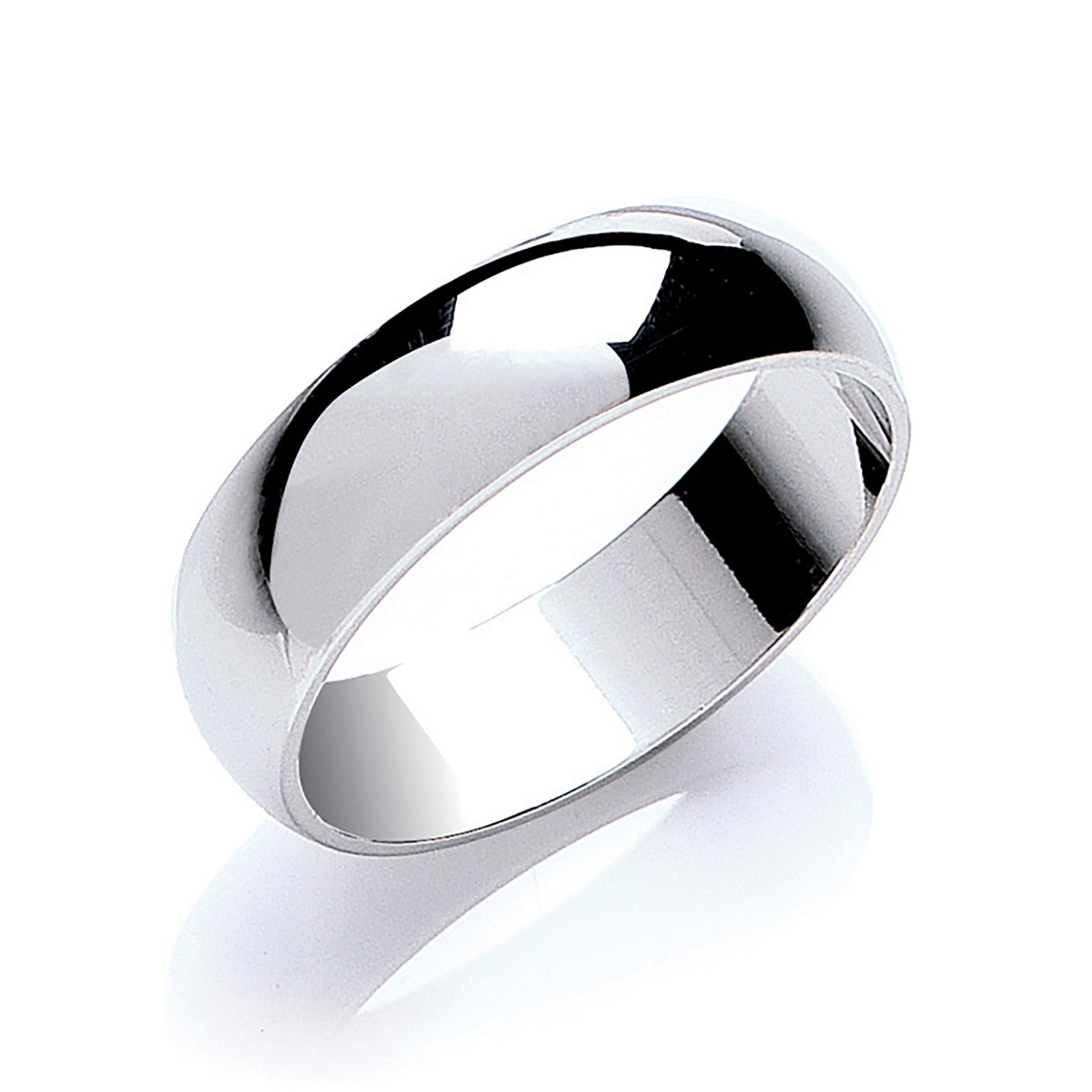 6mm Classic 9ct D-Shaped Wedding Band - Robert Anthony Jewellers, Edinburgh