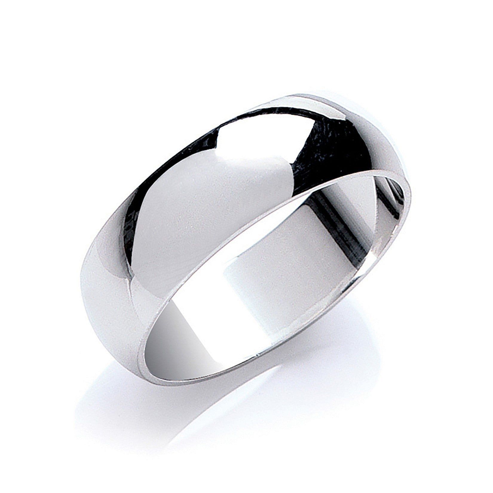 7mm Classic 9ct D-Shaped Wedding Band - Robert Anthony Jewellers, Edinburgh