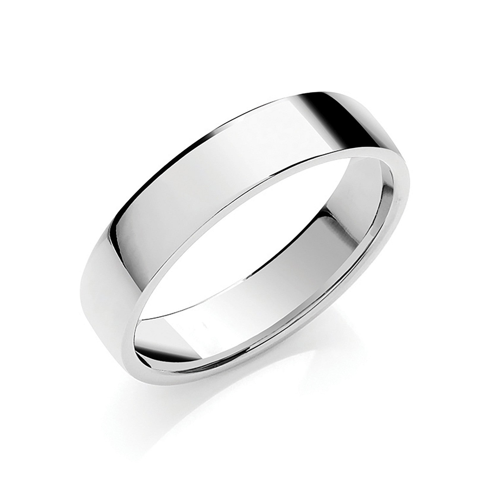 5mm Classic 9ct Soft Court Shaped Wedding Band