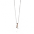 Fiorelli Silver and Gold Plate Crossover Pendant - Robert Anthony Jewellers, Edinburgh