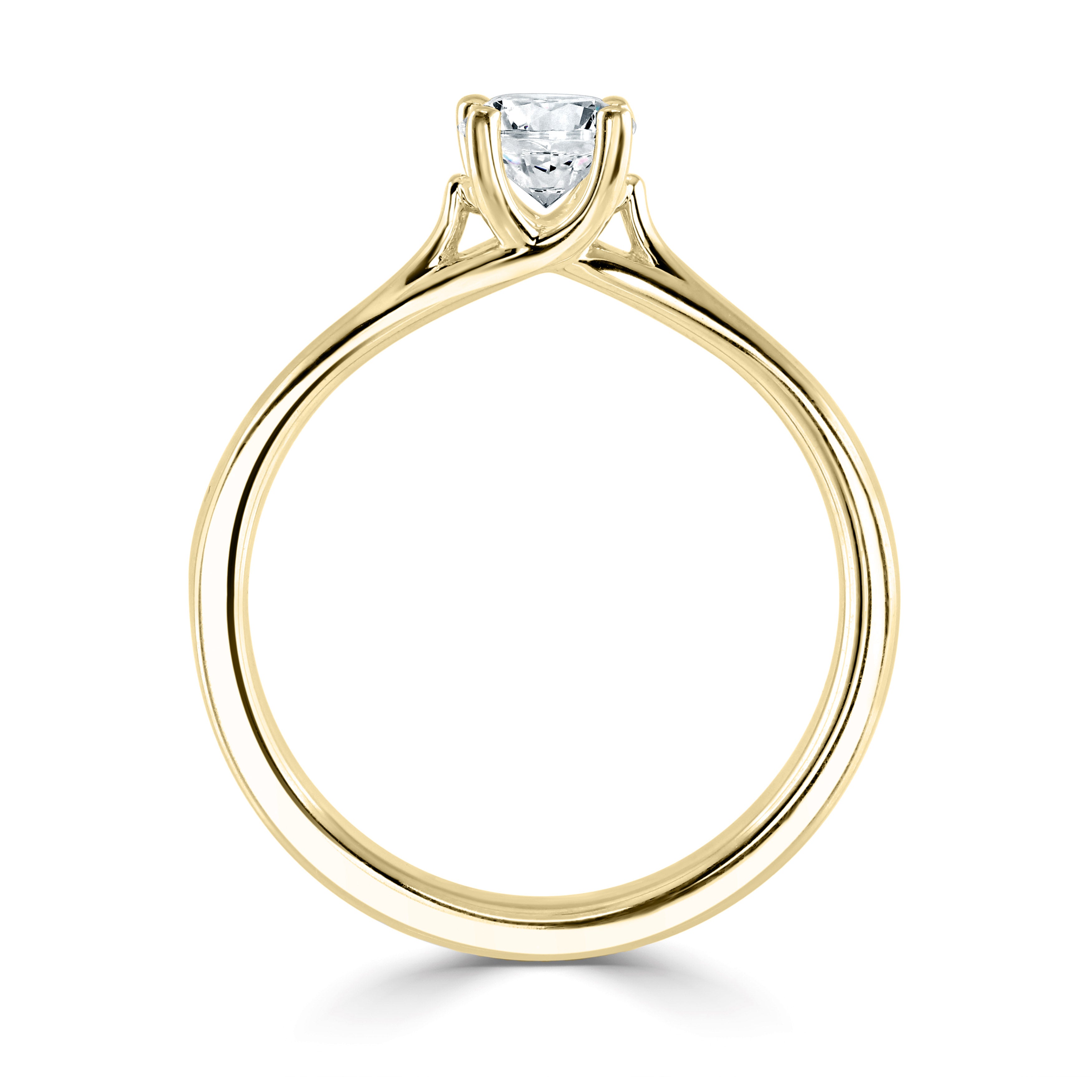 ALICIA — 18CT Yellow Gold with 0.8ct Lab Grown Diamond Ring 0.8ct - Robert Anthony Jewellers, Edinburgh