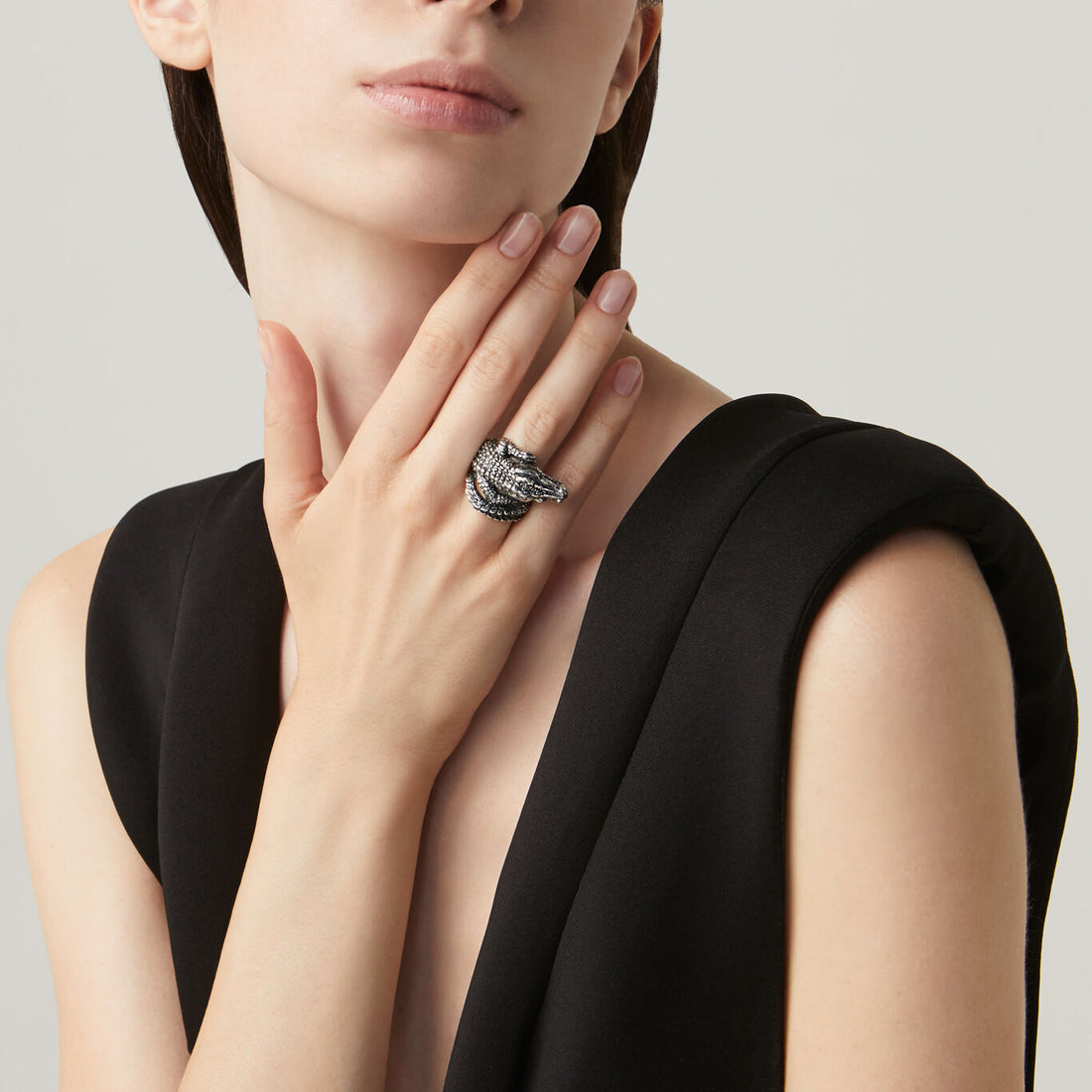 Giovanni Raspini Crocodile Ring - Robert Anthony Jewellers, Edinburgh