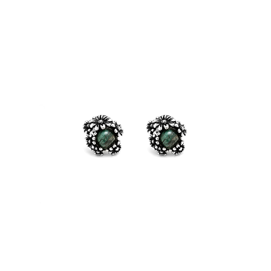 Giovanni Raspini Silver Daisies Garden Stud Earrings - Robert Anthony Jewellers, Edinburgh