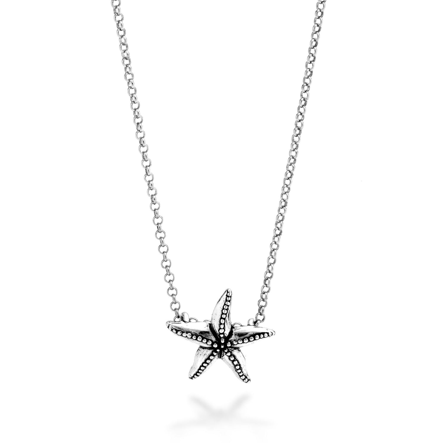 Giovanni Raspini Silver Starfish Jolie Necklace - Robert Anthony Jewellers, Edinburgh