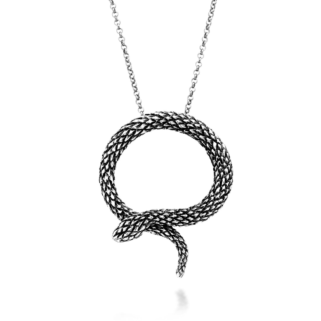 Giovanni Raspini Silver Snake Pendant - Robert Anthony Jewellers, Edinburgh
