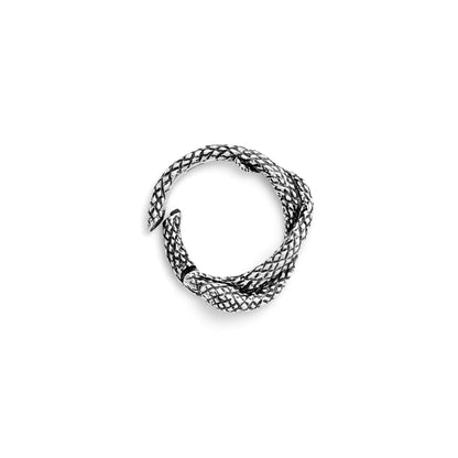 Giovanni Raspini Silver Snake Key Ring