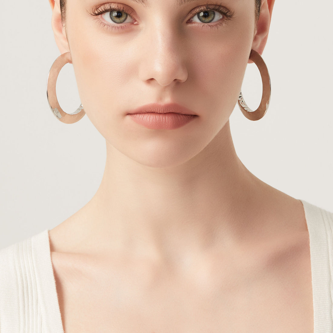 Giovanni Raspini Silver Blade Big Earrings - Robert Anthony Jewellers, Edinburgh