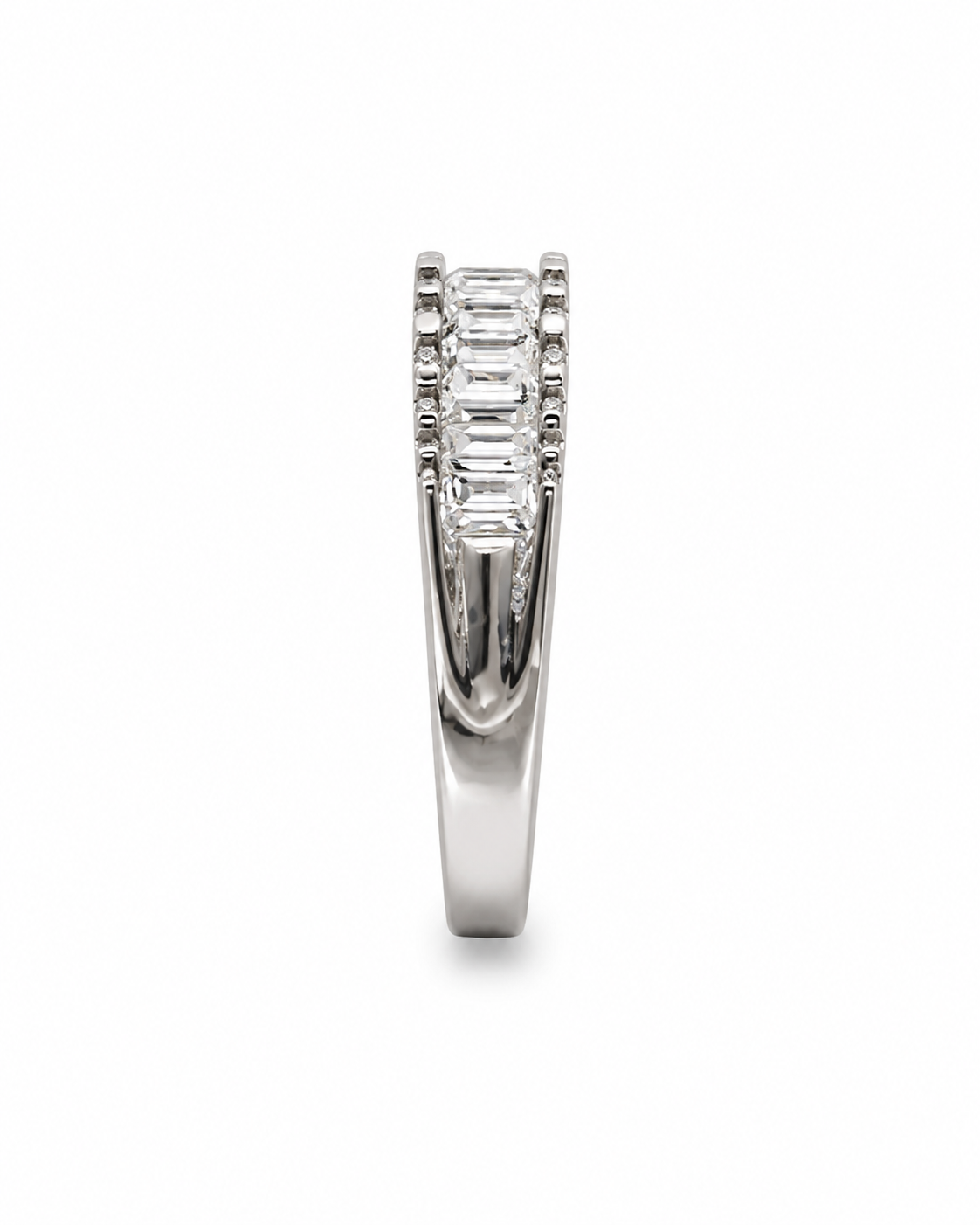 Baguette CZ Eternity Ring