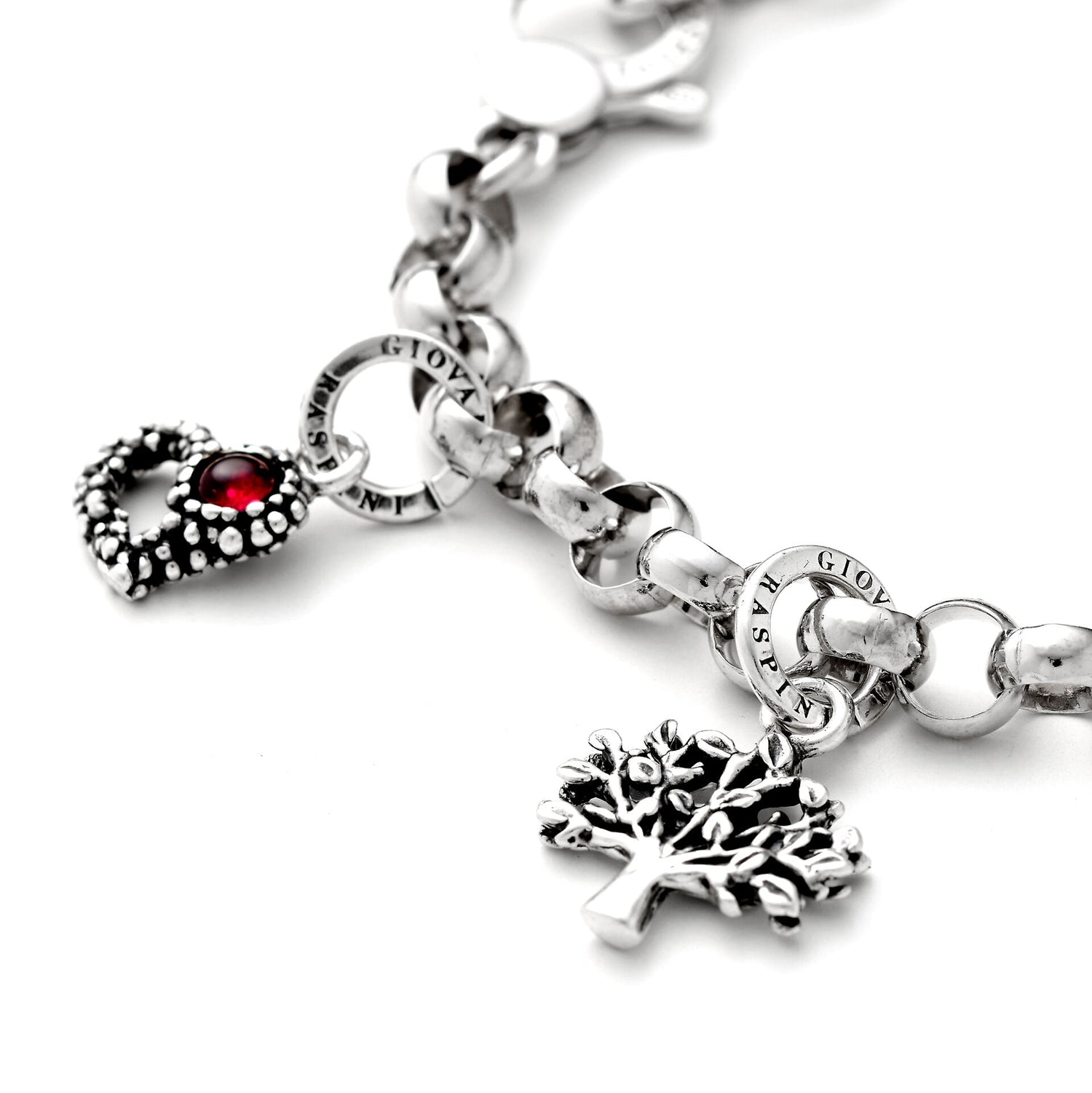 Giovanni Raspini Silver Life Tree Charm - Robert Anthony Jewellers, Edinburgh