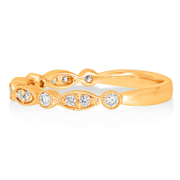 18CT Rose Gold Diamond Ring
