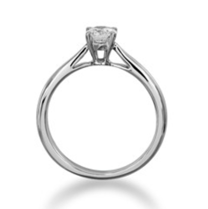 18ct. White Gold Solitaire Diamond Engagement Ring