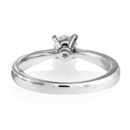 18ct. White Gold Solitaire Diamond Engagement Ring