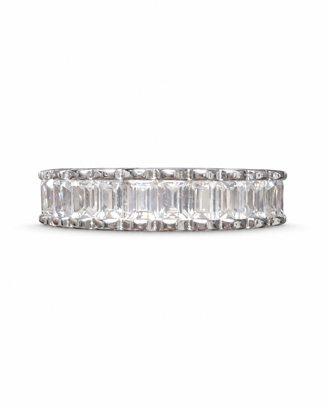 Baguette CZ Eternity Ring