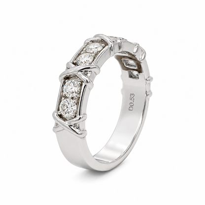 18ct White Gold 0.50ct Diamond Ring