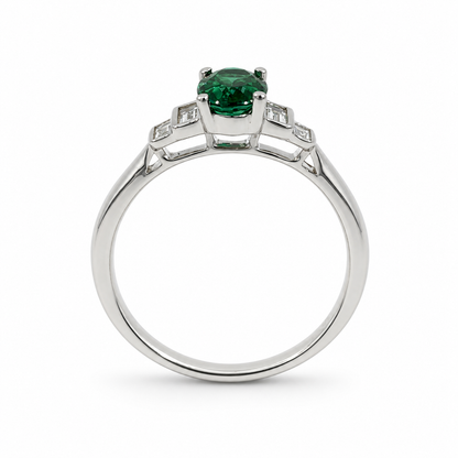 18ct Tourmaline &amp; Diamond Ring