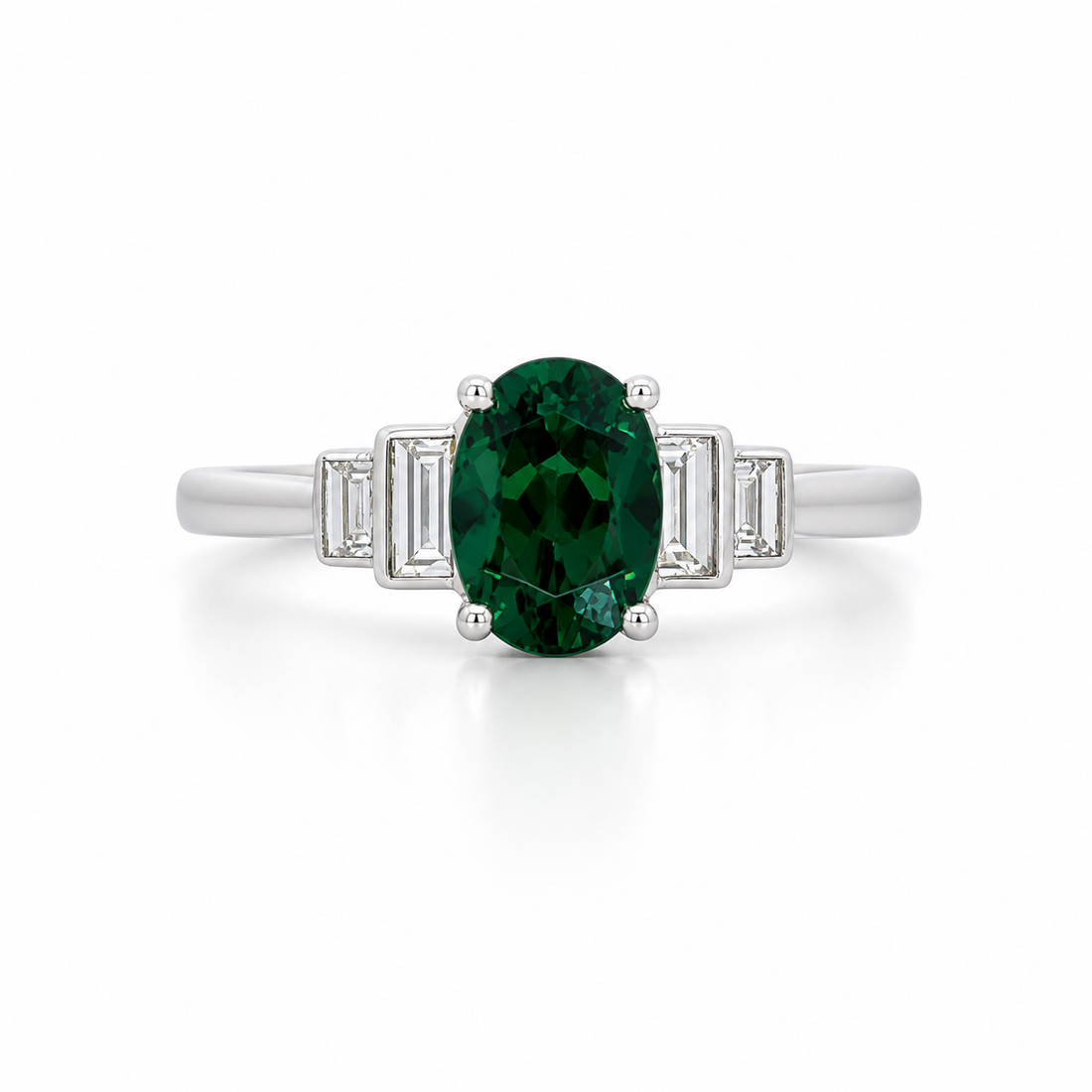 18ct Tourmaline &amp; Diamond Ring