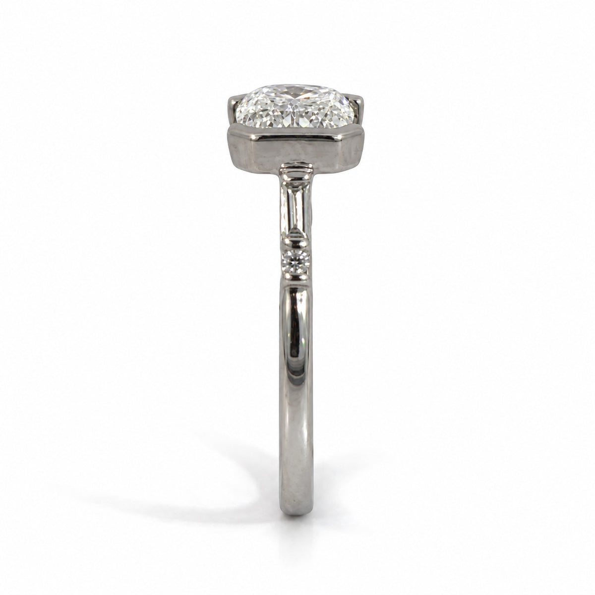 2.66ct Lab Grown Diamond Five Stone Ring