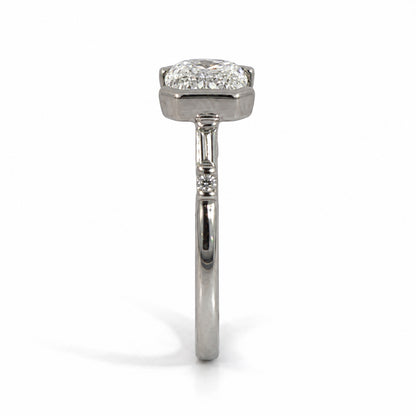 2.66ct Lab Grown Diamond Five Stone Ring