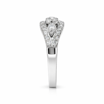 18ct White Gold Diamond Ring