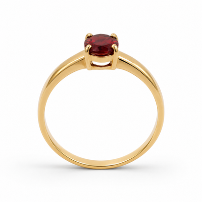 9ct Gold Garnet Ring