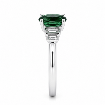 18ct Tourmaline &amp; Diamond Ring