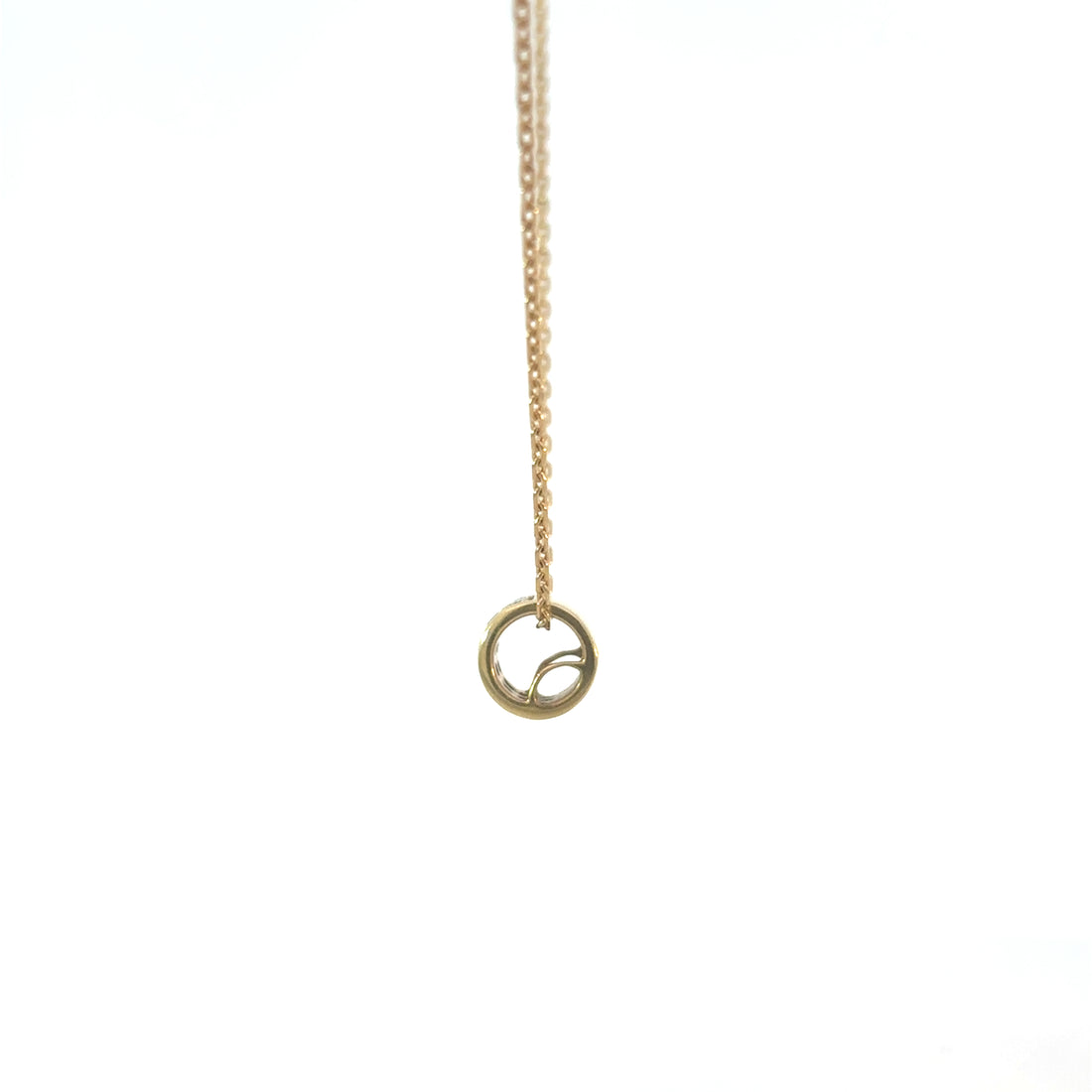 18ct Yellow Gold Diamond Pendant Necklace