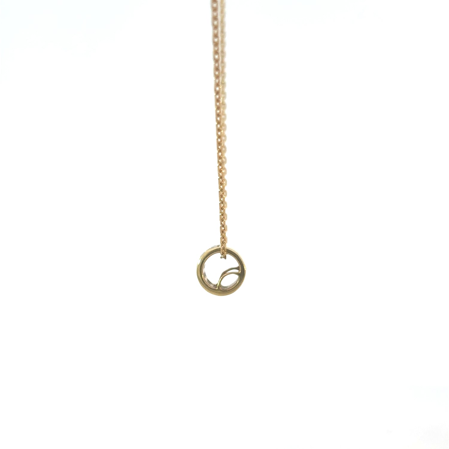 18ct Yellow Gold Diamond Pendant Necklace