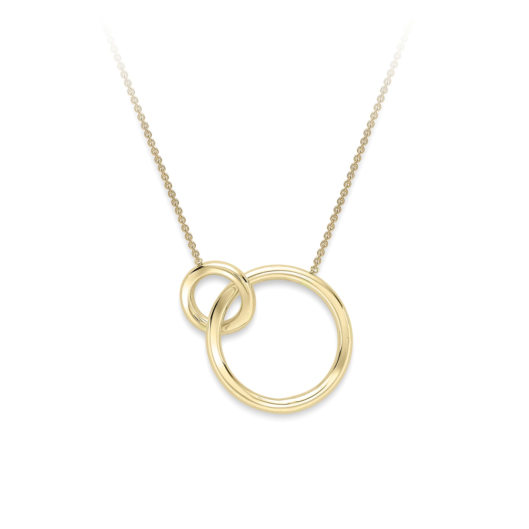 9ct. Yellow Gold Rings Fancy Necklet