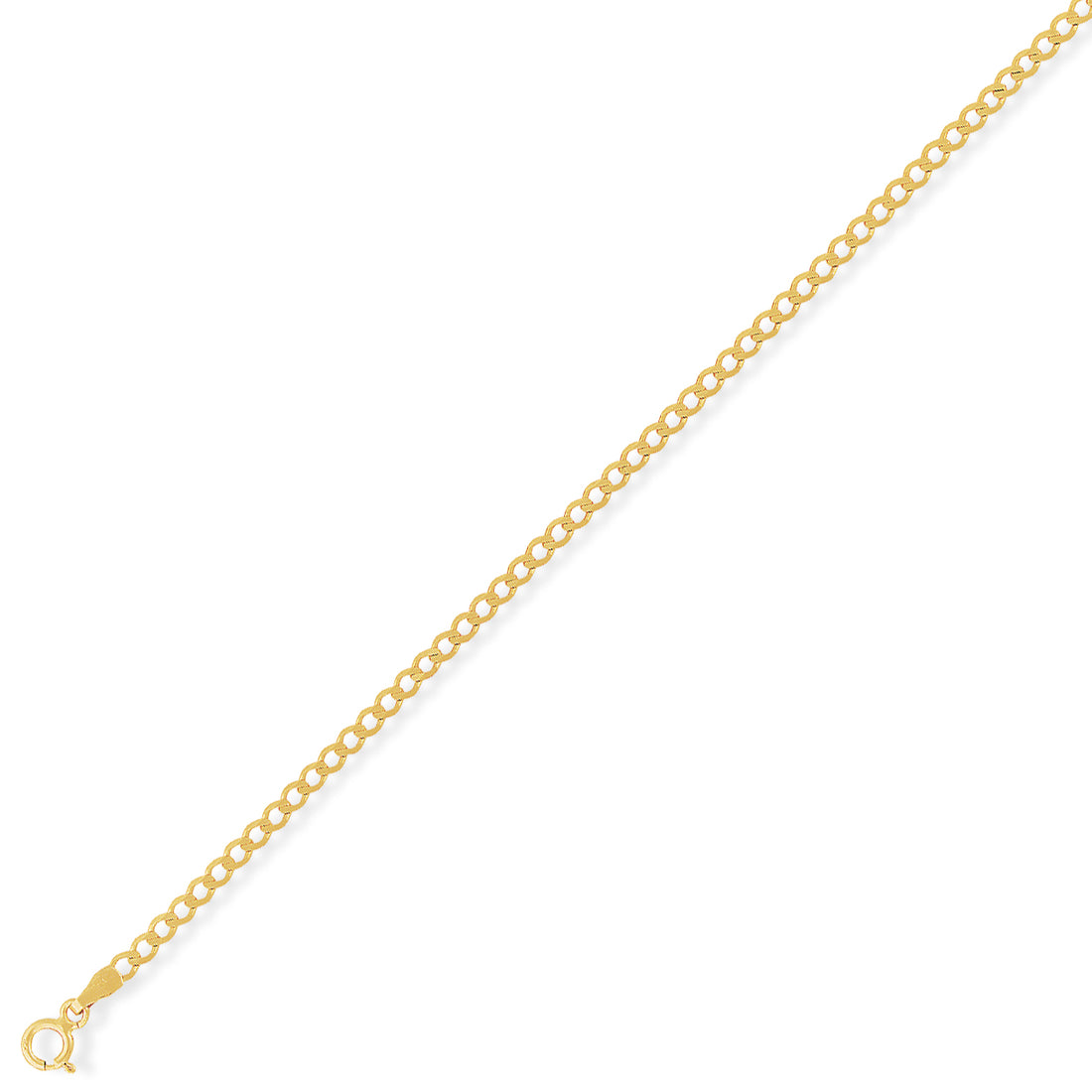 9ct. Yellow Gold High Performance Curb Chain - Robert Anthony Jewellers, Edinburgh