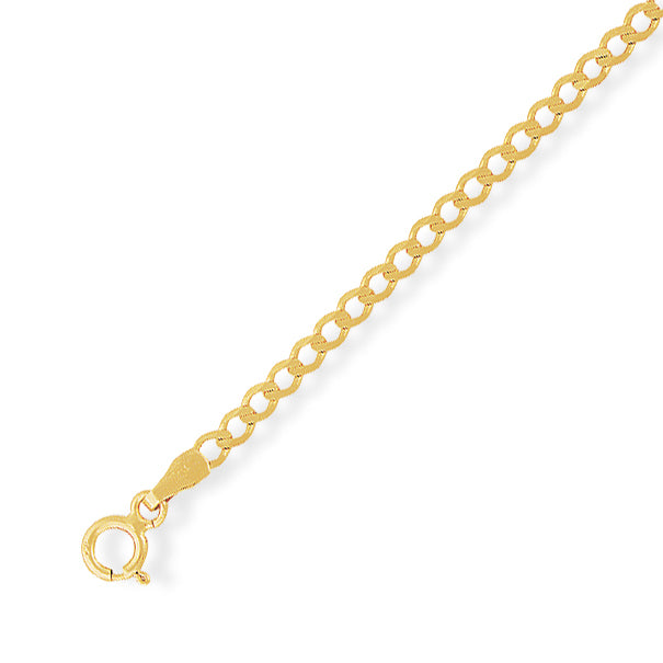 9ct. Yellow Gold High Performance Curb Bracelet