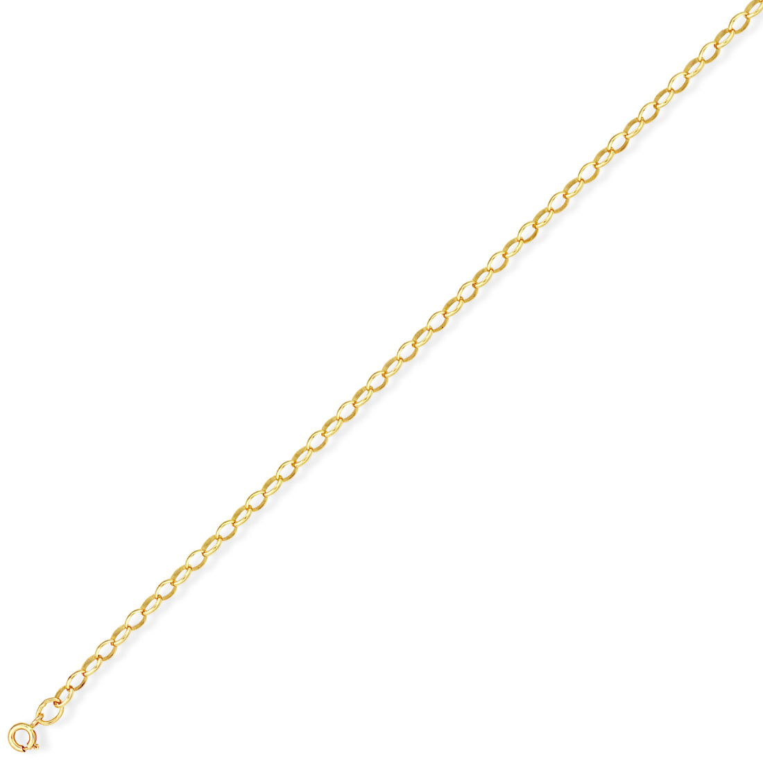 9CT Yellow Gold Belcher Heavy Oval Traditional - Robert Anthony Jewellers, Edinburgh