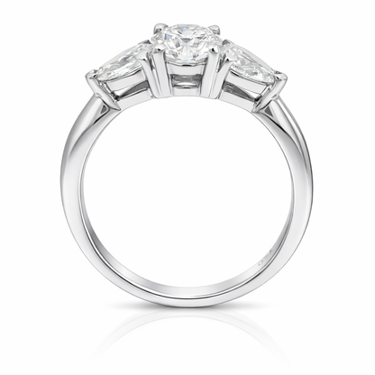 18ct Gold Three-Stone Diamond Ring