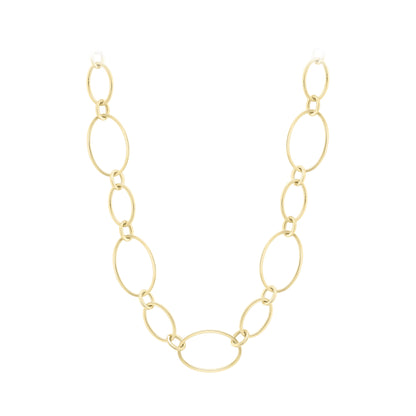 9ct. Yellow Gold Open Link Necklace