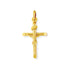 9ct. Yellow Gold Crucifix with INRI Inscription Pendant - Robert Anthony Jewellers, Edinburgh