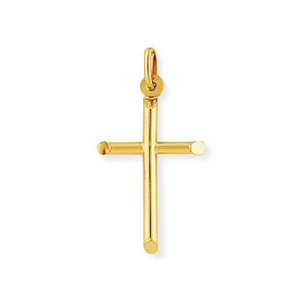 9ct Yellow Gold Polished Cross - Robert Anthony Jewellers, Edinburgh