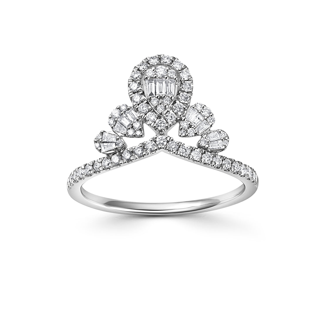 Tiara Diamond Dress Ring - Robert Anthony Jewellers, Edinburgh