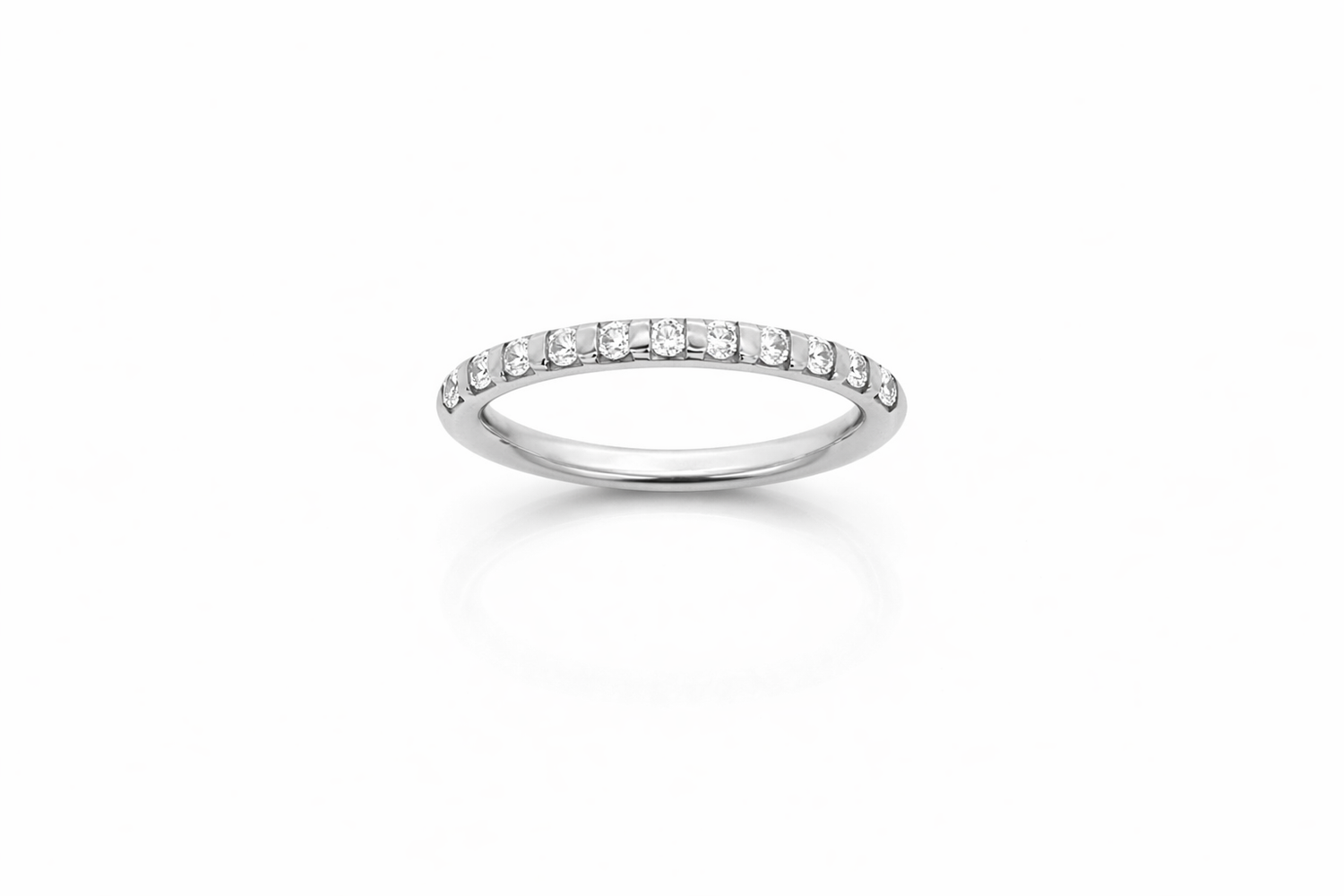18ct White Gold Diamond Eternity Ring