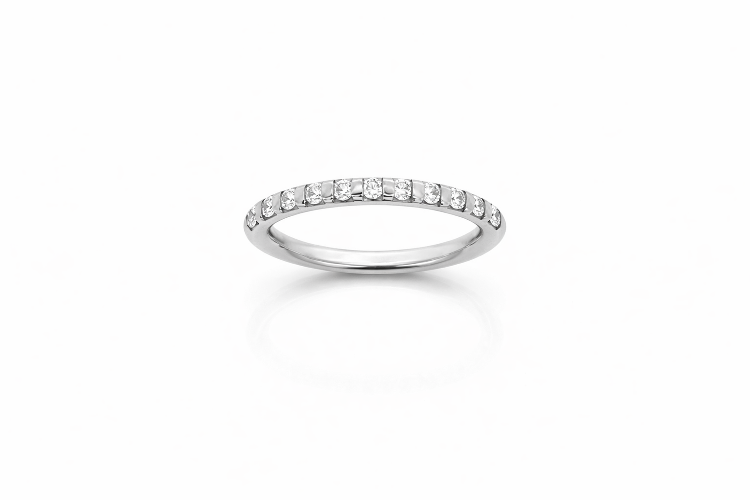 18ct White Gold Diamond Eternity Ring