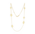 9CT Yellow Gold Flat Oval & Chain - Robert Anthony Jewellers, Edinburgh