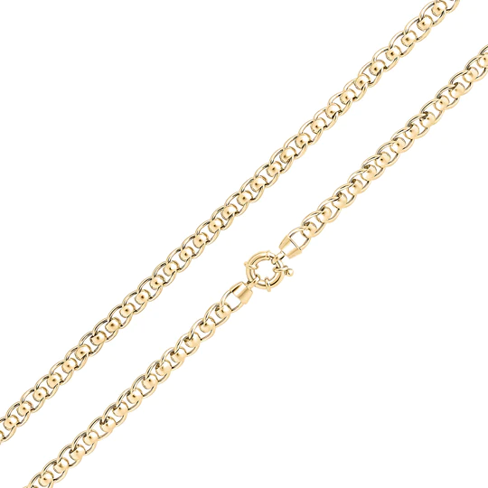 9CT Yellow Gold Handmade 6.8mm Rollerball Chain - Robert Anthony Jewellers, Edinburgh