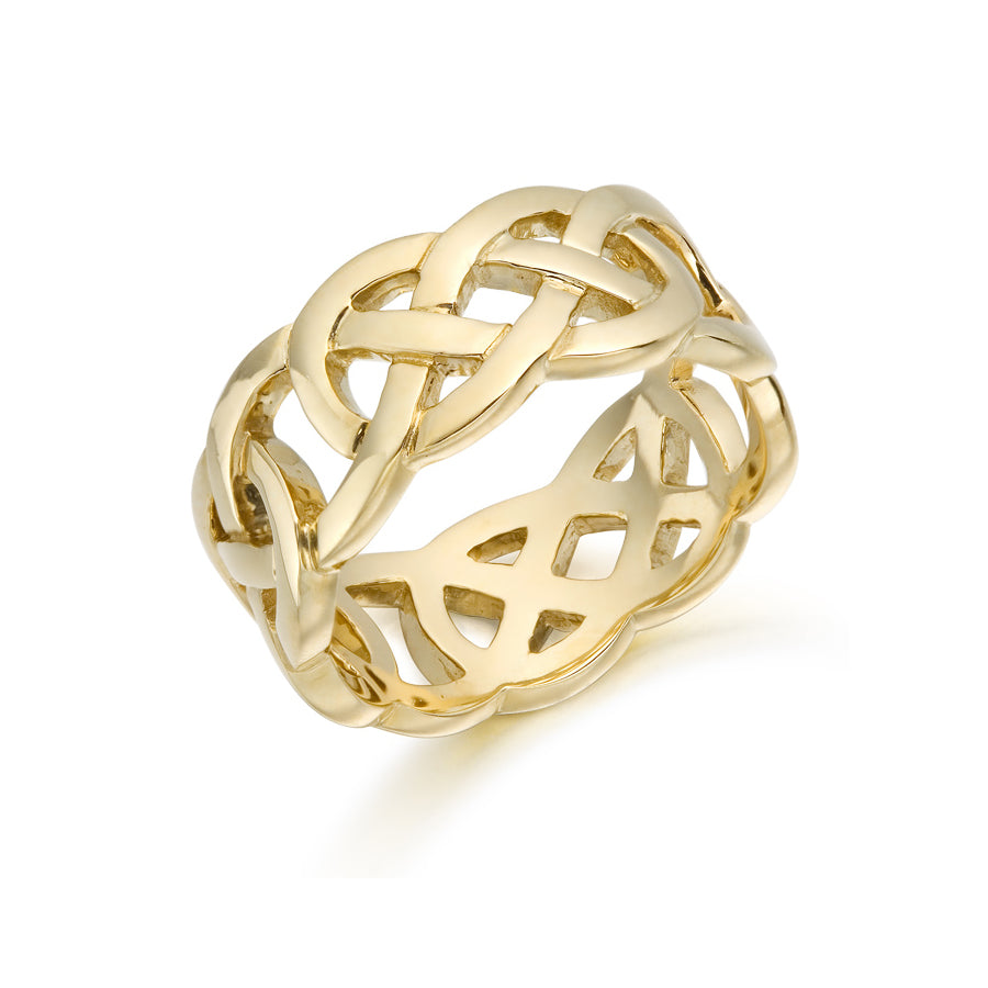 9ct Gold Celtic Wedding Band - Robert Anthony Jewellers, Edinburgh