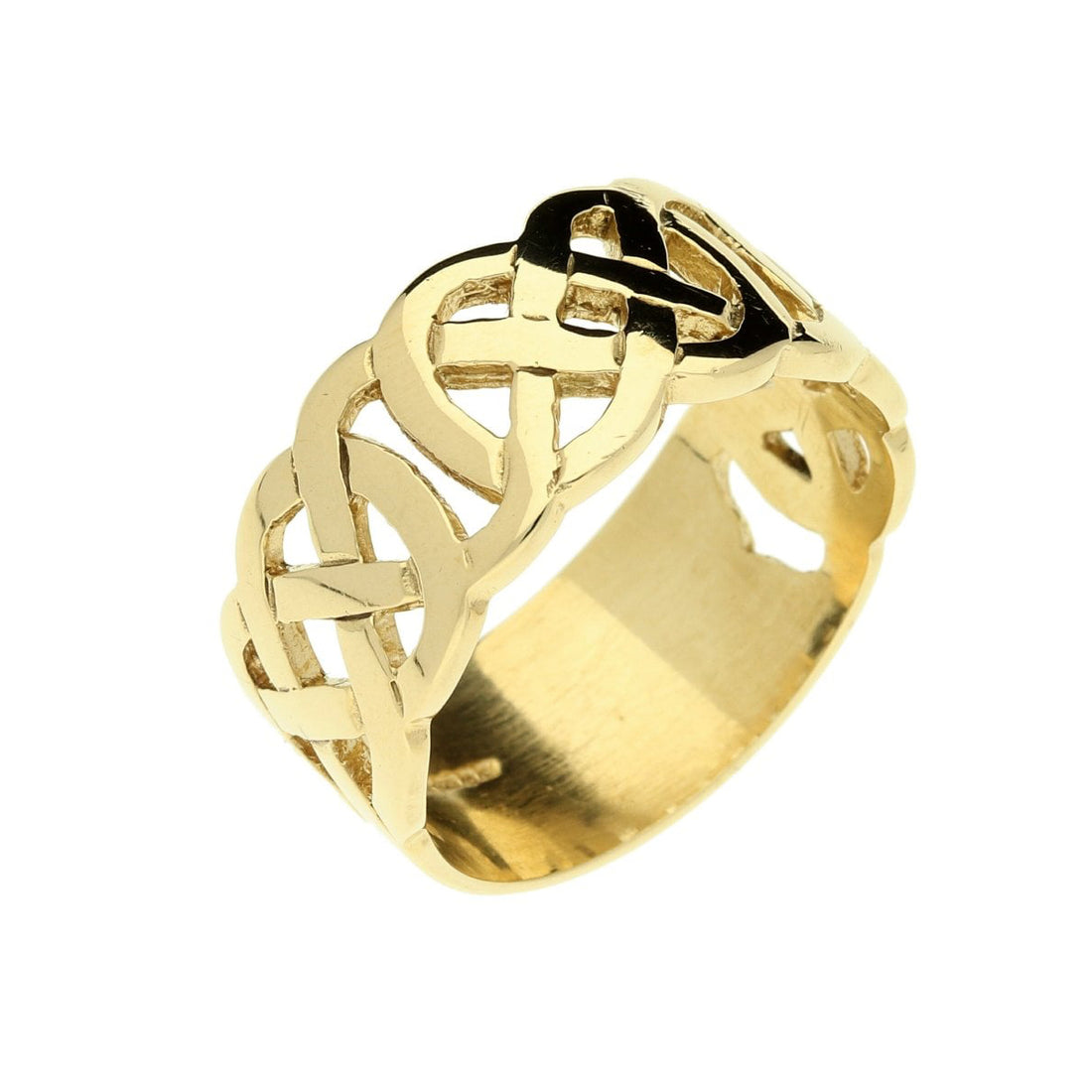9ct Yellow Gold Celtic Ring Wedding Band
