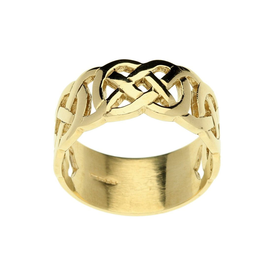 9ct Yellow Gold Celtic Ring Wedding Band - Robert Anthony Jewellers, Edinburgh