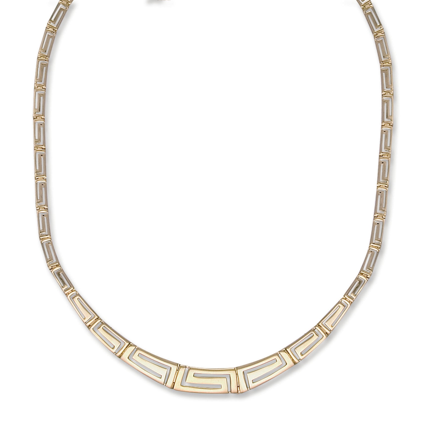 9ct Gold Greek Key Collarette - Robert Anthony Jewellers, Edinburgh