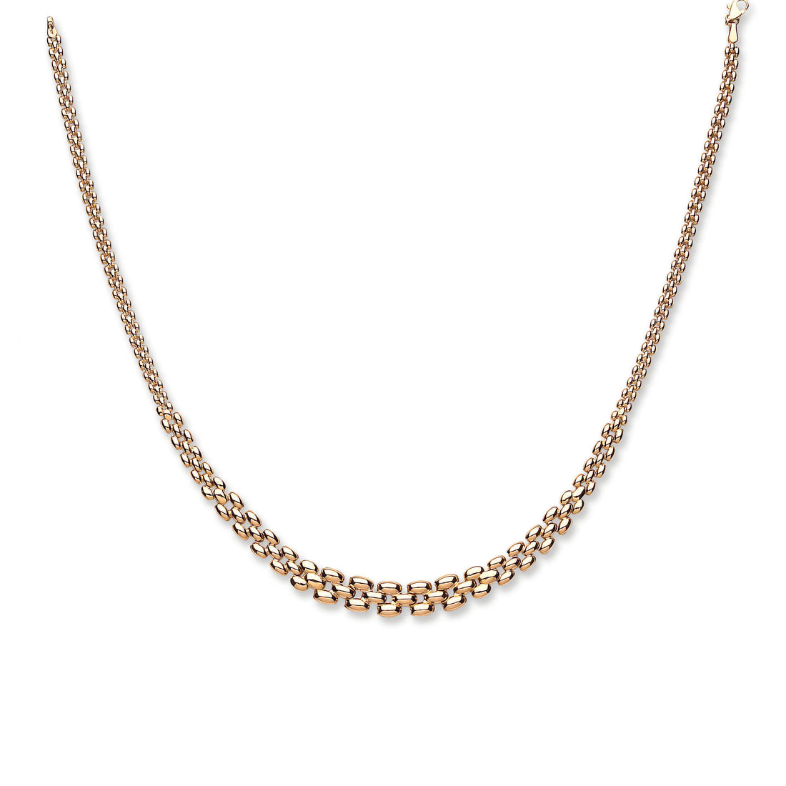 9ct Gold Graduated Panther Collarette - Robert Anthony Jewellers, Edinburgh