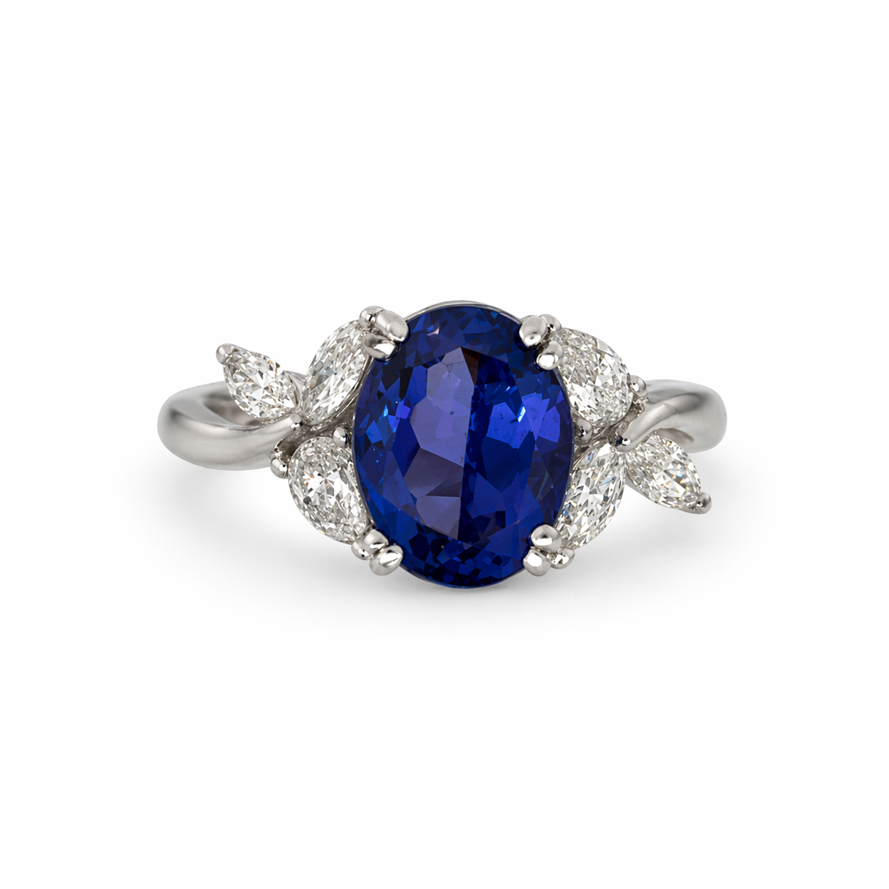 18ct Tanzanite &amp; Diamond Ring